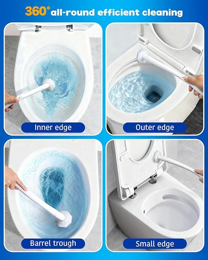50 Pack Toilet Wand Refills Compatible with Clorox, Instant Foam Cleaning, Secure Lock No Slipping, Odor Neutralizing, Easy Snap-On Design - ModernBath