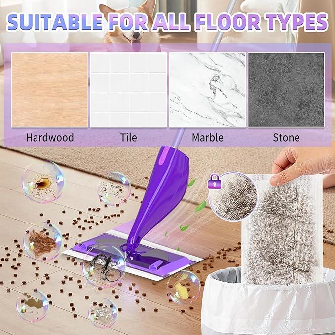 20 Count Mopping Pad for Wet Jet Mop Disposable Wetjet Pads Refills Replacement for Wet Pads Refill Compatible with Wet Jet Pads Thickness & Absorbent for Household Multi-Surface - ModernBath
