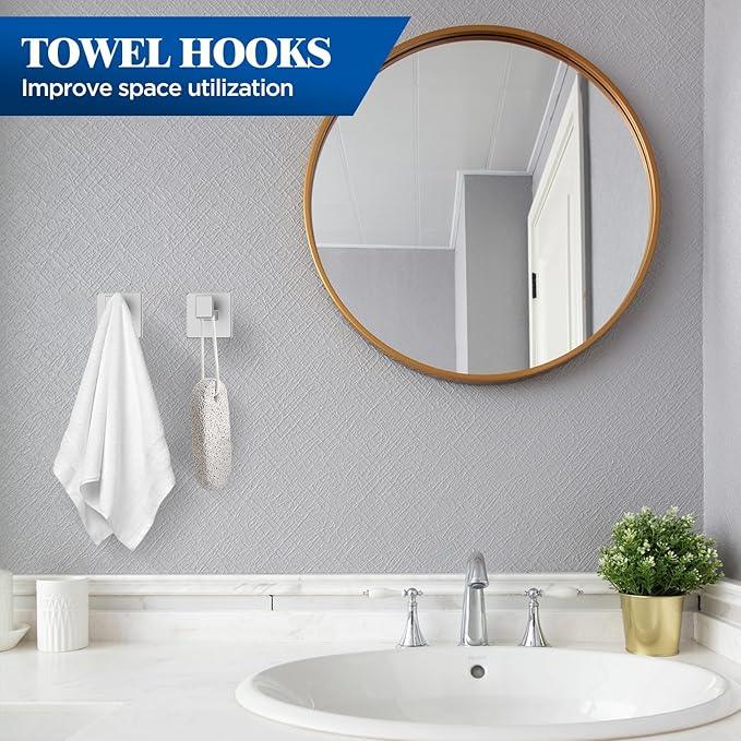LACHILL 10-Pieces Brushed Nickel Bathroom Accessories Set, Bath Towel Bar Set, SUS 304 Stainless Steel Bathroom Hardware Set, Towel Holder, Towel Racks for Bathroom Wall Mounted - ModernBath