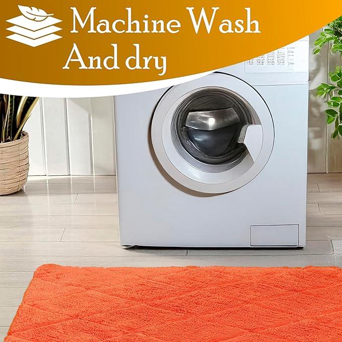 C23 Luxury Bathroom Rugs, Bath Mat - 20"x32" | 2200 GSM Tufted Cotton Bathroom Mat | Ultra-Absorbent Quick Dry, Heavyweight Non-Slip Bathmat | Thick Soft Plush Machine Washable Bath Rug - ModernBath