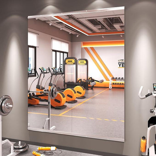 Amorho Gym Wall Mirror, 56''x24''(Each)-2PCS Frameless Full Body Mirror for Gym, Tempered Glass, Yoga Studios, Dance Rooms, Garage Gyms. - ModernBath