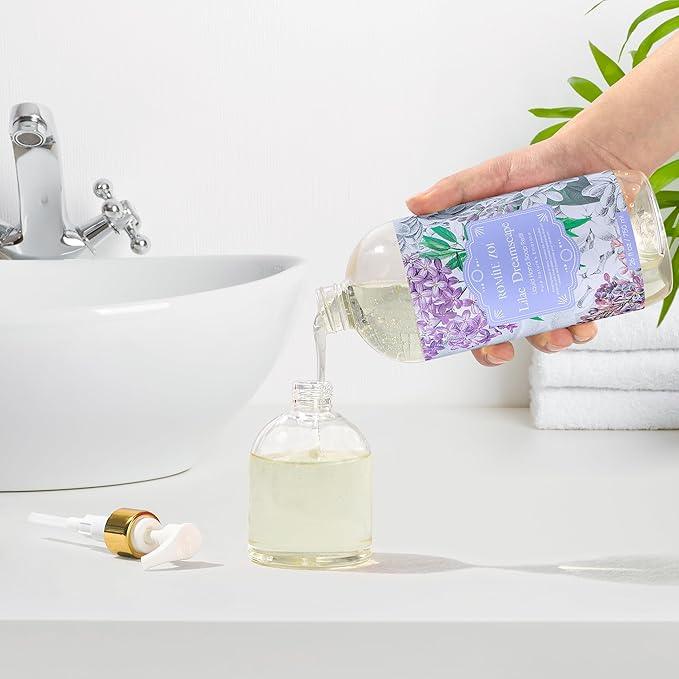 ROMIIE ZOI Liquid Hand Soap Refill, Lilac, Gentle & Moisturizing Formula, 750 ML/ 26 FL OZ - ModernBath
