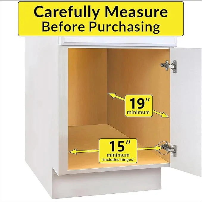 LYNK PROFESSIONAL® Pull Out Cabinet Organizer, 14" x 18" Slide Out Drawers for Kitchen Cabinets - Sliding Pull-Out Pantry Shelves – Home Shelf Organizers - Lifetime Ltd. Warranty, Chrome - ModernBath