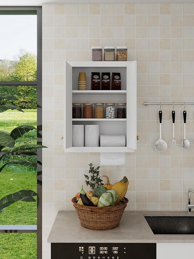 Wall Mount Cabinets Bathroom Wall Cabinet Buffering Hinge,22"x28" inch Over Toilet Storage Cabinet and Adjustable Shelves, Can Hold Toilet Paper and roll Paper Medicine Cabinet - ModernBath
