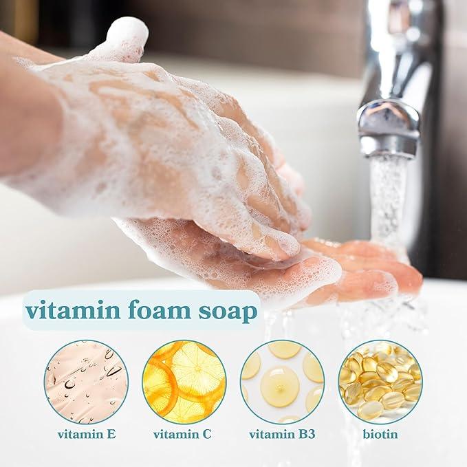 ZYFE Foaming Hand Soap Refills, Half Gallon Hand Soap Foam Refill with Essential Oil Fragrance in Recycled Bottle, Citrus Handwash Refil Biodegradable+ - ModernBath