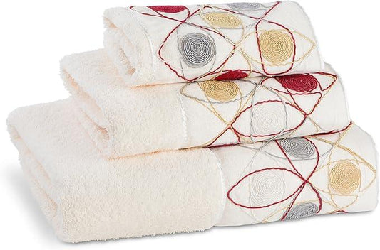 Zahari Home Sedona Modern Bathroom Towel Set - 3 Piece Luxury Towel Set - Beige - ModernBath