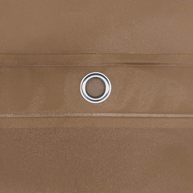 Barossa Design Brown Shower Curtain Liner - Premium PEVA, BPA & PVC Free, No Chemical Smell, Lightweight Standard Size Shower Curtain with 3 Magnets, Metal Grommets - Brown - ModernBath