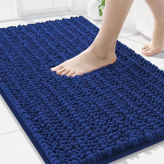 Arotive Luxury Chenille Bathroom Rug Mat, Extra Soft Thick Absorbent Shaggy Bath Rugs, Non-Slip Machine Wash Dry, Plush Bath Mats for Bathroom, Shower and Tub, 30x20, Royal Blue - ModernBath