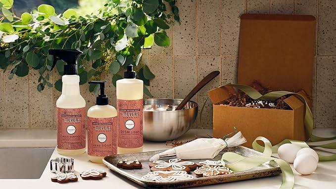 Mrs. MEYER'S CLEAN DAY Liquid Hand Soap, Gingerbread Scent, 12.5 fl oz (Pack of 3) - ModernBath