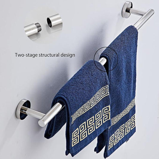 Chrome Bathroom Hardware Set 5 Piece with Towel Racks for Bathroom, SUS304 Stainless Steel Bath Towel Bar Set, 24 Inch Wall Mounted Accessories Kit… - ModernBath