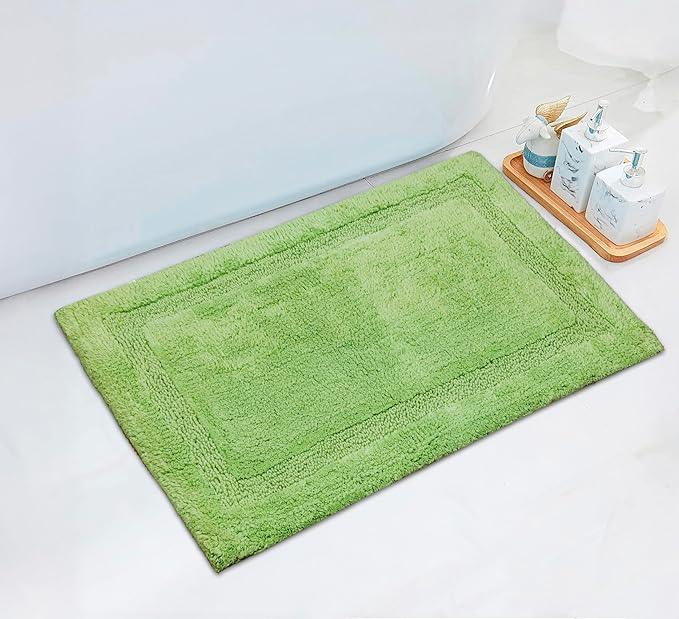 C23 Luxury Bathroom Rugs, Bath Mat - 20"x32" & 16"x24", 2200 GSM Tufted Cotton Bathroom Mat, Ultra-Absorbent Quick Dry Heavyweight Non-Slip Bathmat, Thick Soft Plush Machine Washable Bath Rug - 2 Pack - ModernBath