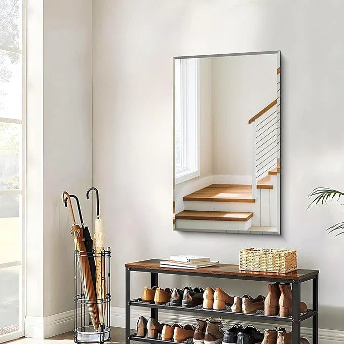 CILIBER Beveled Bathroom Mirror, 24x40 Large Frameless Mirrors for Over Sink, Upgraded Shatterproof Beveled Frameless Vanity Mirror for Bathroom,Bedroom,Living Room and Entryway - ModernBath