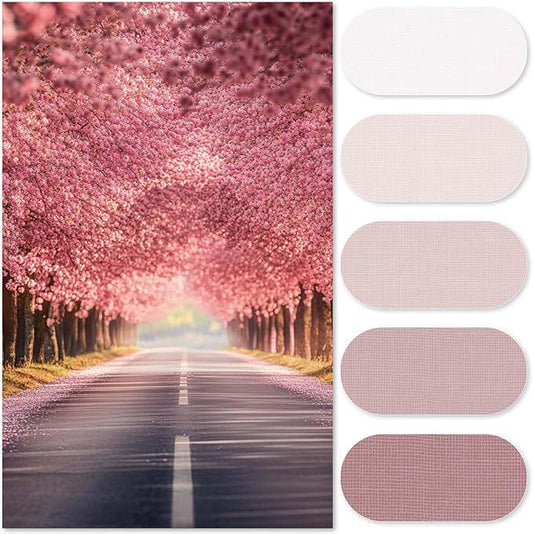 jinchan Ombre Dusty Pink Striped Shower Curtain Waterproof Fabric Shower Curtain for Bathroom Gradual Color Minimalist Design Modern with 12 Hooks 70x72 Inches - ModernBath
