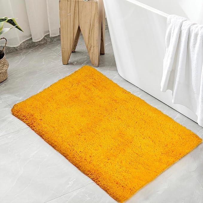 C23 Luxury Bathroom Rugs, Bath Mat - 20"x32" | 2200 GSM Tufted Cotton Bathroom Mat | Ultra-Absorbent Quick Dry, Heavyweight Non-Slip Bathmat | Thick Soft Plush Machine Washable Bath Rug - ModernBath
