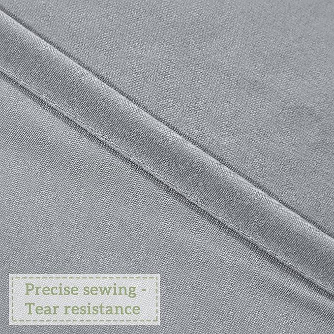 Homechoice Decor Victorian Ruffle Shower Curtain, Vintage Handcrafted Bow Tie Bath Curtain for Master Bathroom, Ruched Microfiber Bathroom Curtain with 12 Buttonholes, 72" W x 72" H, Gray (LQ-10) - ModernBath