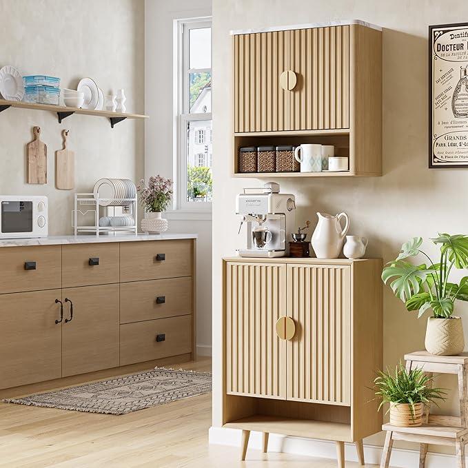Bathroom Wall Mounted Cabinets with Adjustable Shelf,Medicine Cabinet with 2 Doors, Small Over Toilet Storage for Bathroom - ModernBath