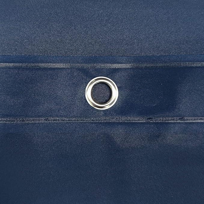 Barossa Design Navy Shower Curtain Liner - Premium PEVA Shower Liner for Bathroom, BPA & PVC Free, No Chemical Smell, Lightweight Standard Size Bath Curtain with 3 Magnets, Metal Grommets - Navy Blue - ModernBath