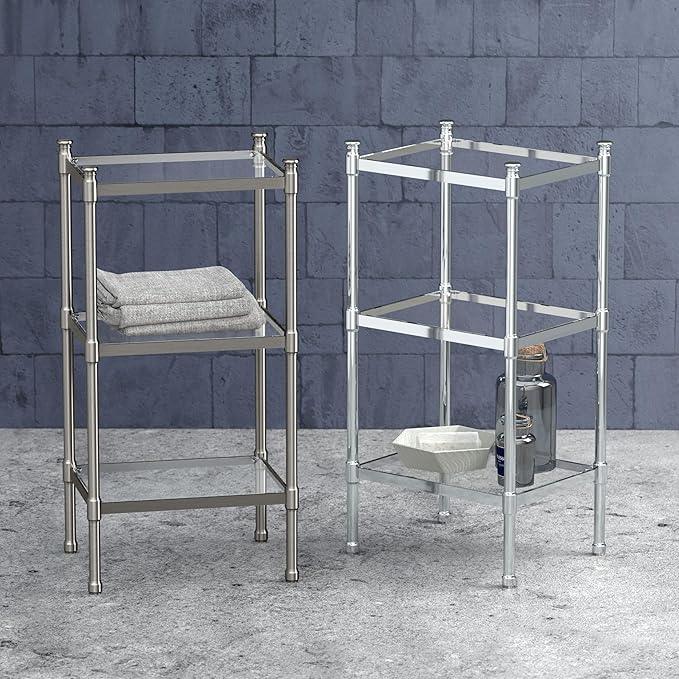 Gatco 1351 3-Tier Rectangle Taboret in Chrome - ModernBath