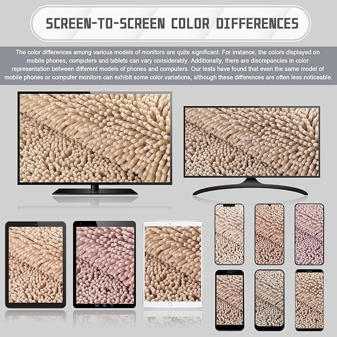 Yimobra Long Bathroom Rugs 47"x24", Extra Soft Non Slip Bath Mat for Tub, Super Absorbent Quick Dry Shaggy Rug Floor Carpet, Machine Washable,Beige - ModernBath