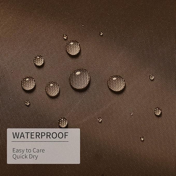 Gibelle Stall Small Shower Curtain Liner 36 x 72 Inches, Brown Shower Curtain Liner, Washable Waterproof Fabric Shower Liner for Bathroom, Machine Washable - ModernBath