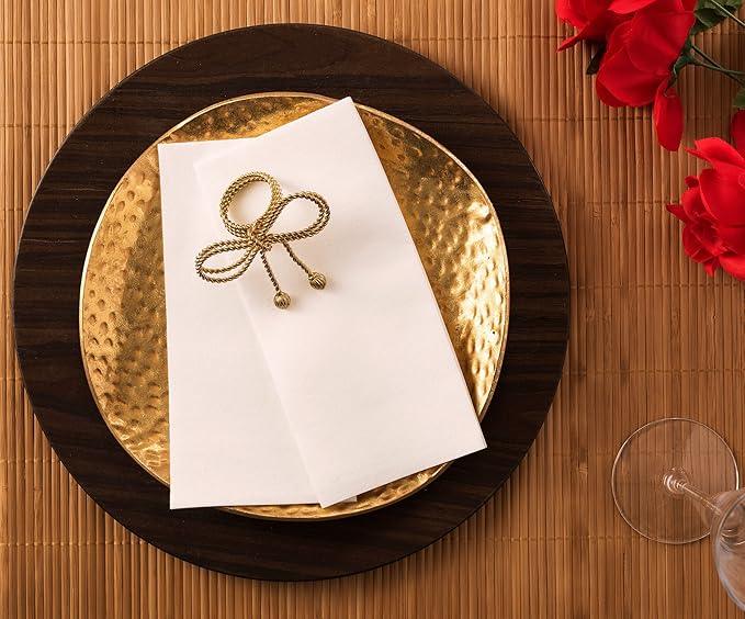 200 BloominGoods Disposable Bathroom Napkins | Single-Use Linen-Feel Guest Towels | Cloth-Like Hand Tissue Paper, White, 12" x 17", Made In USA - ModernBath