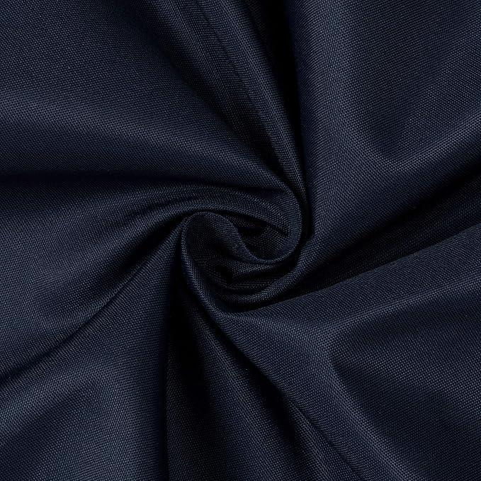 N&Y HOME Fabric Shower Curtain Liner with Weighted Magnets - Navy Blue Shower Curtain for Bathroom with Hotel Quality, Machine Washable, Water Repellent - Navy, 72x72 - ModernBath