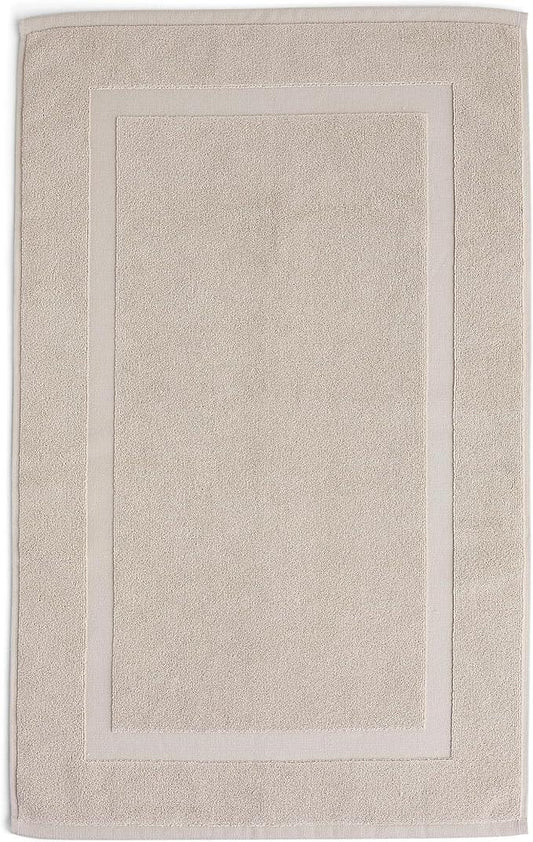 Preston Lane Douro Bath Mat – 100% Cotton, Plush & Absorbent Quick-Dry Bathroom Rug – Hotel-Quality Floor Mat for Shower or Tub, Made in Portugal, Clay - ModernBath