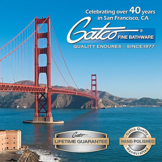 Gatco 1497MX Shower Basket, 9.25", Matte Black | Wall Mounted Stainless Steel Corner Shower Caddy | Bathroom Corner Shelf Organizer in Matte Black