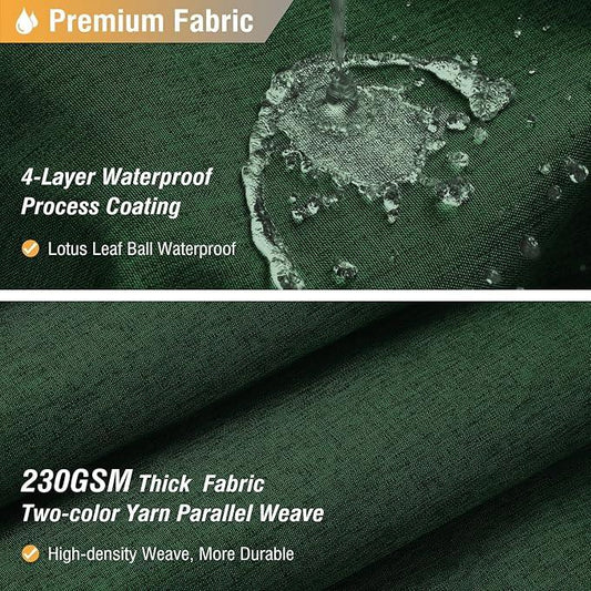 BTTN Extra Long Fabric Shower Curtain, 96 Inch Linen Textured Heavy Duty Cloth Shower Curtain Set with 12 Plastic Hook, Large Hotel Luxury Polyester Shower Curtain for Bathroom, 72x96, Emerald Green - ModernBath