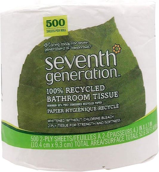 Seventh Generation, Bath Tissue 500 Sheets, 500 Count - ModernBath