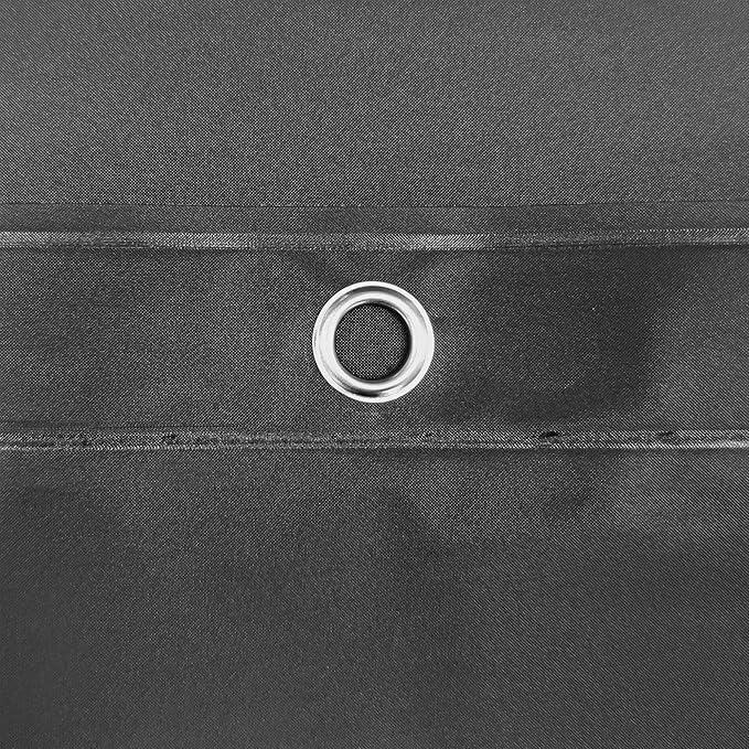 Barossa Design Gray Shower Curtain Liner - Premium PEVA Shower Liner for Bathroom, BPA & PVC Free, No Chemical Smell, Lightweight Standard Size Bath Curtain with 3 Magnets, Metal Grommets - Dark Gray - ModernBath