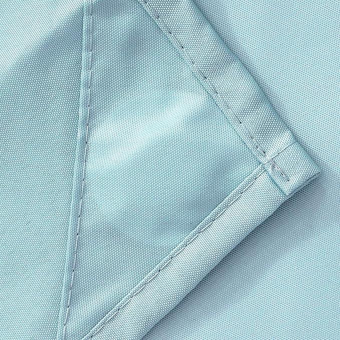 N&Y HOME Fabric Shower Curtain or Liner - Light Blue Shower Curtain for Bathroom with Hotel Quality, Machine Washable - Blue Fog, 72x72 - ModernBath
