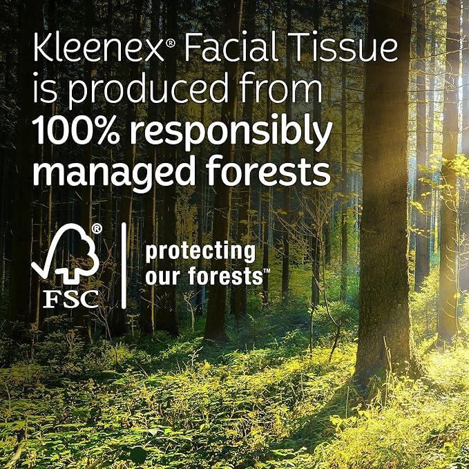 Kleenex Ultra Soft Facial Tissues, 8 Cube Boxes, 80 Tissues per Box, 3-Ply, Packaging May Vary (Pack of 2) - ModernBath